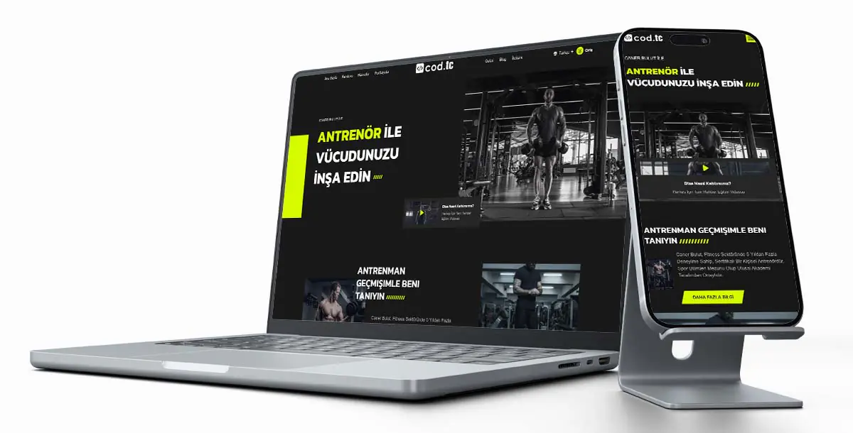 Kişisel Web Sitesi Paketi V3 + Vcard + CV Tasarım + Hosting Hizmeti