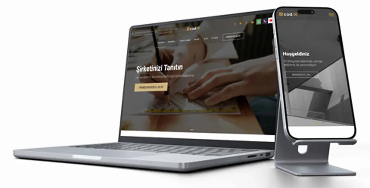 Mimarlık Web Sitesi Paketi v5 + Hosting Hizmeti