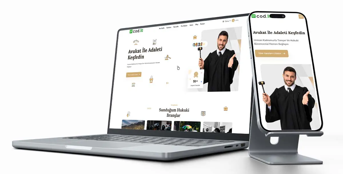 Kişisel Web Sitesi Paketi V2+ Vcard + CV Tasarım + Hosting Hizmeti