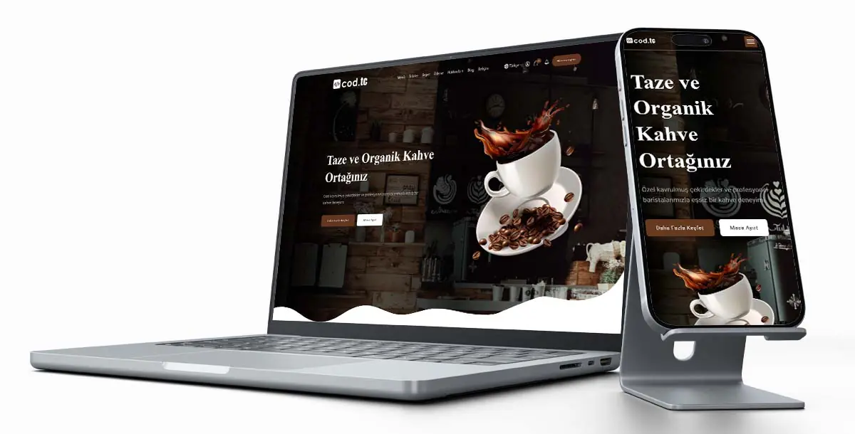 Restoran Web Sitesi Paketi V7 + Hosting Hizmeti